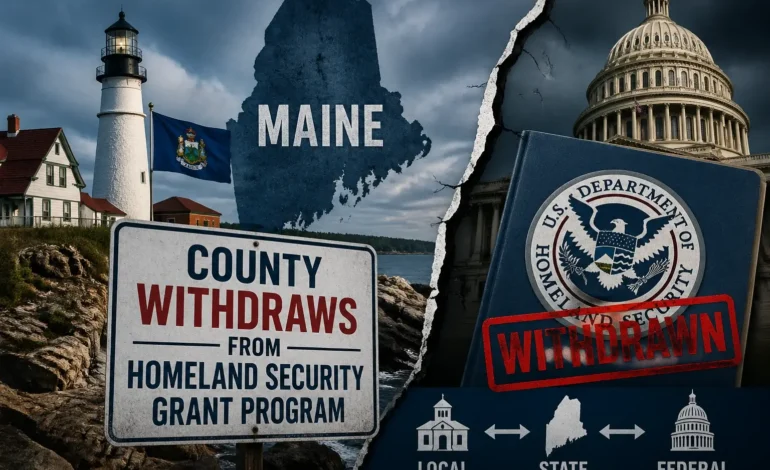 Maine County Withdraws from Homeland Security Grant Program: A Deep Dive into Local, State, and Federal Tensions